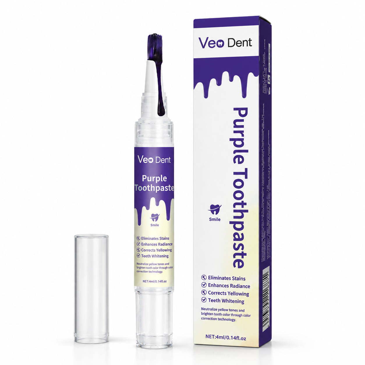 VeoDent-Purple Tooth Pen Whitening