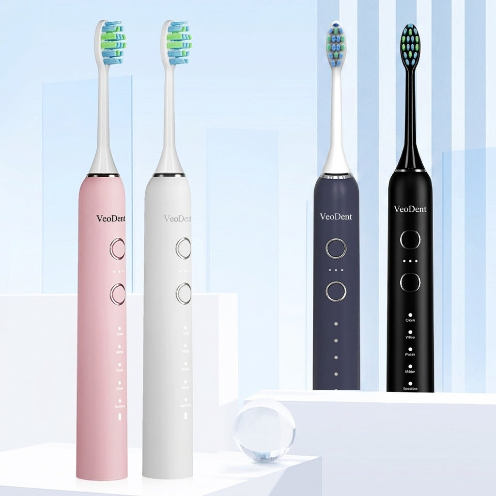 VeoDent Sonic Toothbrush – 5 Cleaning Modes & Long-Lasting Battery