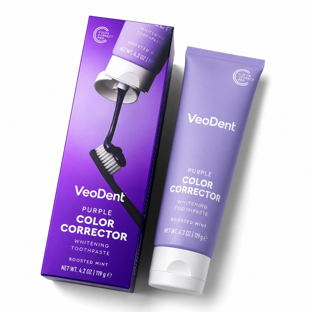 VeoDent-Purple Whitening Toothpaste Cleaning Care