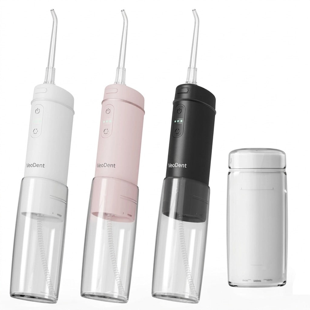 VeoDent-Electric Water Flosser Portable Household Water Flosser Teeth Cleaner Oral Irrigator Dental Flosser
